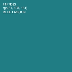 #1F7D83 - Blue Lagoon Color Image