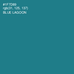 #1F7D89 - Blue Lagoon Color Image