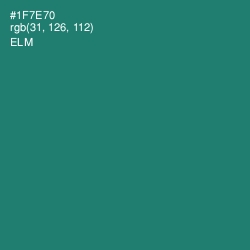 #1F7E70 - Elm Color Image