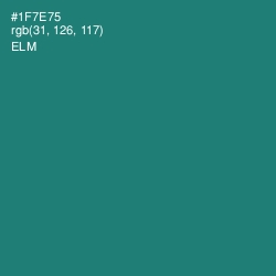 #1F7E75 - Elm Color Image