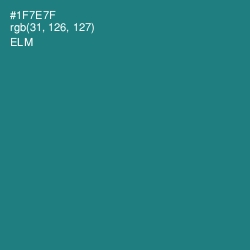 #1F7E7F - Elm Color Image