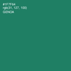 #1F7F64 - Genoa Color Image