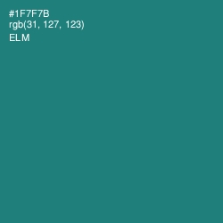 #1F7F7B - Elm Color Image