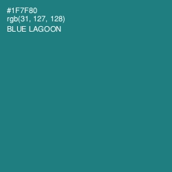 #1F7F80 - Blue Lagoon Color Image