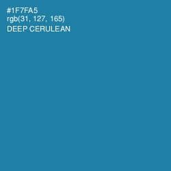 #1F7FA5 - Deep Cerulean Color Image
