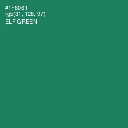 #1F8061 - Elf Green Color Image