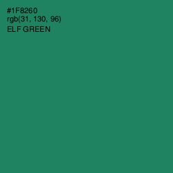 #1F8260 - Elf Green Color Image