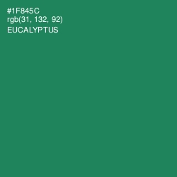 #1F845C - Eucalyptus Color Image