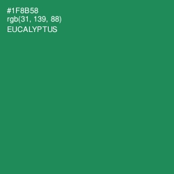 #1F8B58 - Eucalyptus Color Image