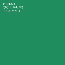 #1F8D5D - Eucalyptus Color Image
