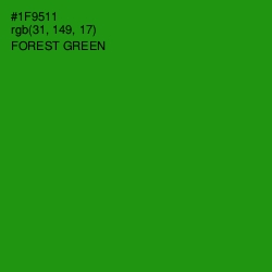 #1F9511 - Forest Green Color Image