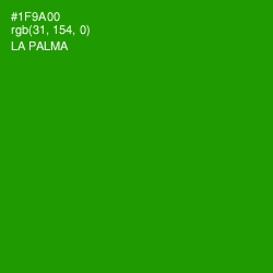 #1F9A00 - La Palma Color Image