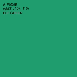 #1F9D6E - Elf Green Color Image