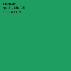 #1F9E62 - Elf Green Color Image