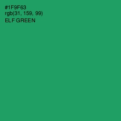 #1F9F63 - Elf Green Color Image