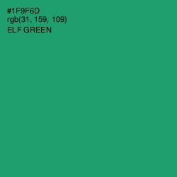 #1F9F6D - Elf Green Color Image