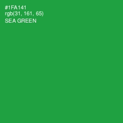 #1FA141 - Sea Green Color Image