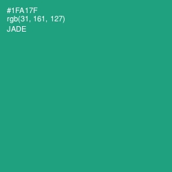 #1FA17F - Jade Color Image