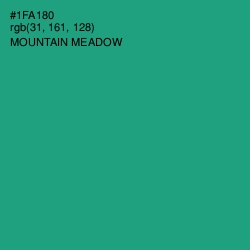 #1FA180 - Mountain Meadow Color Image