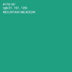 #1FA181 - Mountain Meadow Color Image