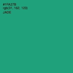 #1FA27B - Jade Color Image