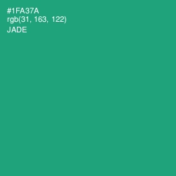 #1FA37A - Jade Color Image