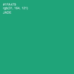 #1FA479 - Jade Color Image