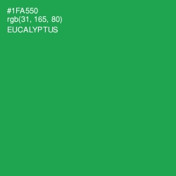 #1FA550 - Eucalyptus Color Image