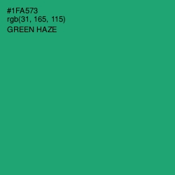 #1FA573 - Green Haze Color Image