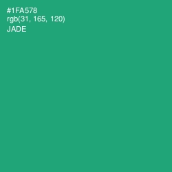 #1FA578 - Jade Color Image