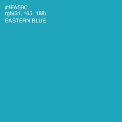 #1FA5BC - Eastern Blue Color Image