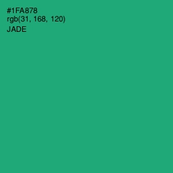 #1FA878 - Jade Color Image