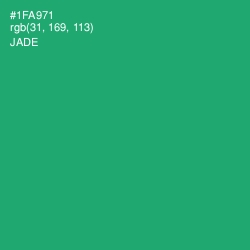 #1FA971 - Jade Color Image