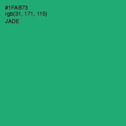 #1FAB73 - Jade Color Image