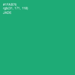 #1FAB76 - Jade Color Image