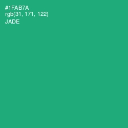 #1FAB7A - Jade Color Image