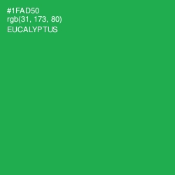 #1FAD50 - Eucalyptus Color Image