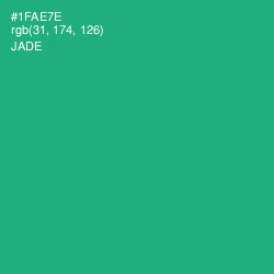 #1FAE7E - Jade Color Image