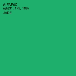 #1FAF6C - Jade Color Image