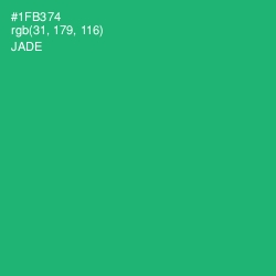 #1FB374 - Jade Color Image