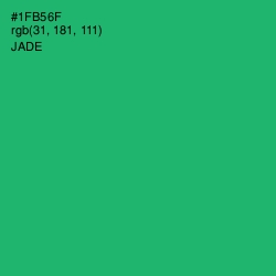 #1FB56F - Jade Color Image