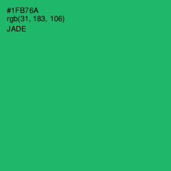 #1FB76A - Jade Color Image