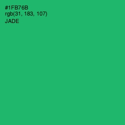 #1FB76B - Jade Color Image