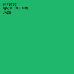 #1FB76C - Jade Color Image