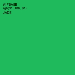 #1FBA5B - Jade Color Image