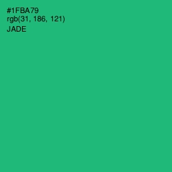 #1FBA79 - Jade Color Image