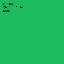 #1FBB5F - Jade Color Image