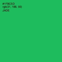 #1FBC5D - Jade Color Image