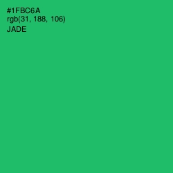 #1FBC6A - Jade Color Image