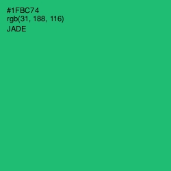 #1FBC74 - Jade Color Image